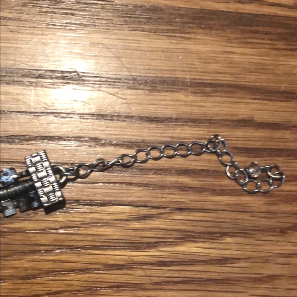 Silver Rhinestone choker - Picture 4 of 4